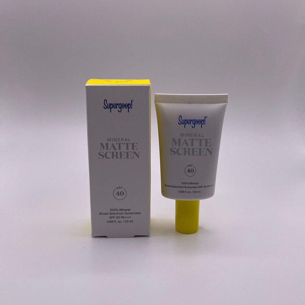 SuperGoop! Mineral Mattescreen SPF 40 Mini Face Sunscreen